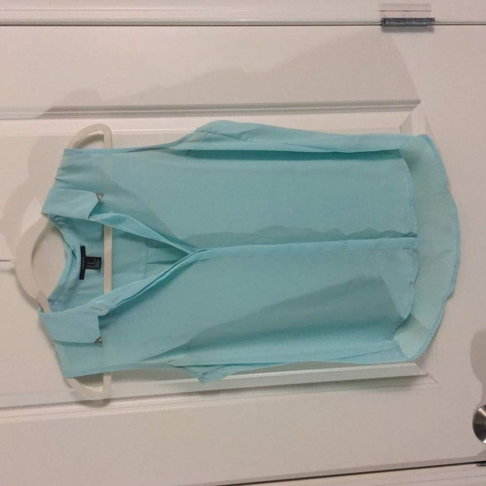 Light blue blouse